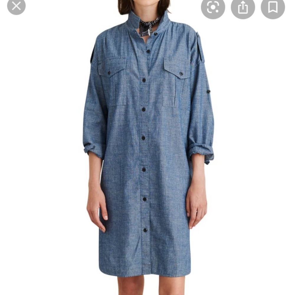Alex Mill Chambray Shirt Dress